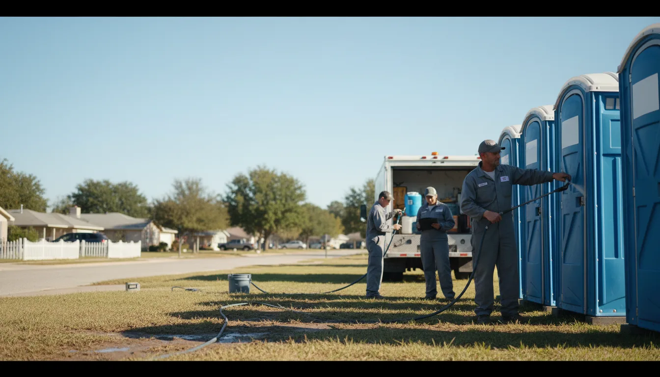 Long-Term Portable Toilet Rental in Hayes, LA near me